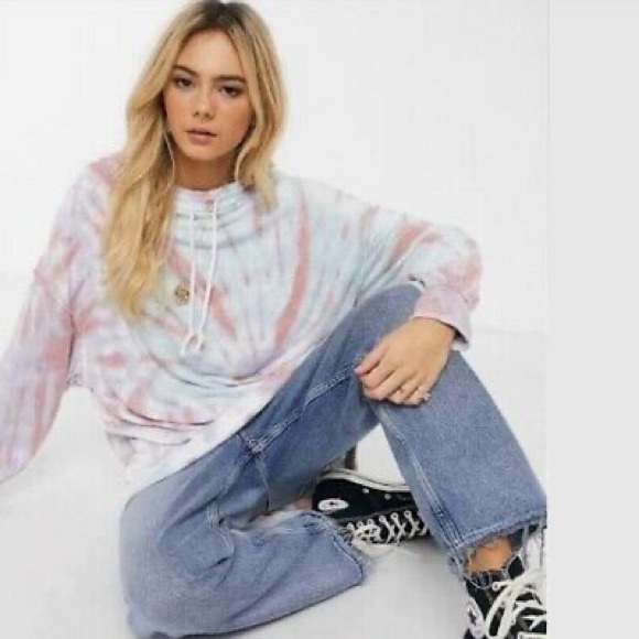 NWT Free People Best Catch Tie Dye Tee - Picture 8 of 16